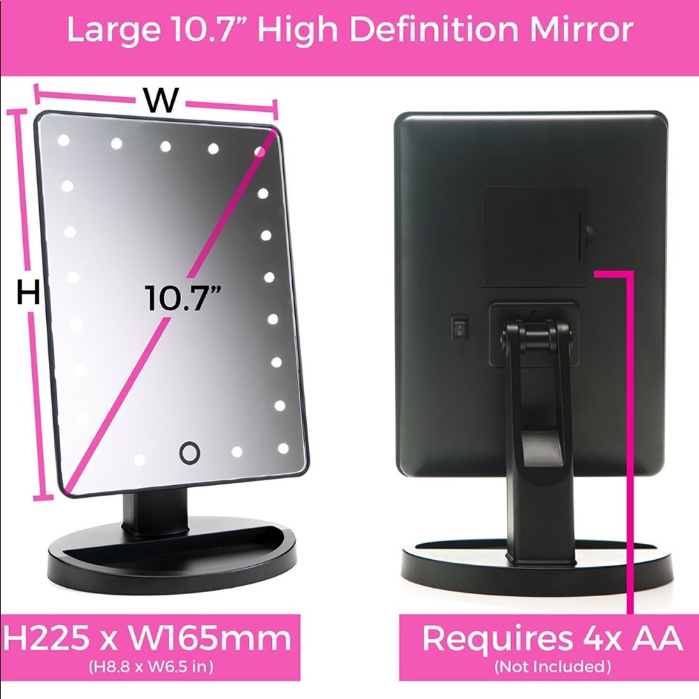 Lighted Makeup Mirror - Picture 2 of 3